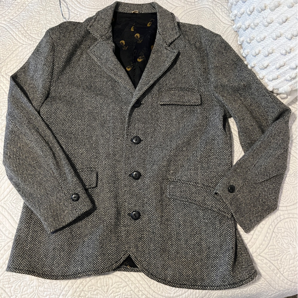 RARE! VIntage 1966 The Beatles Tweed Suit Coat & Pants - Picture 6 of 16